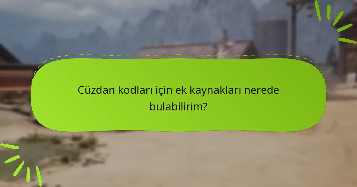 Cüzdan kodumun durumunu nasıl kontrol ederim?