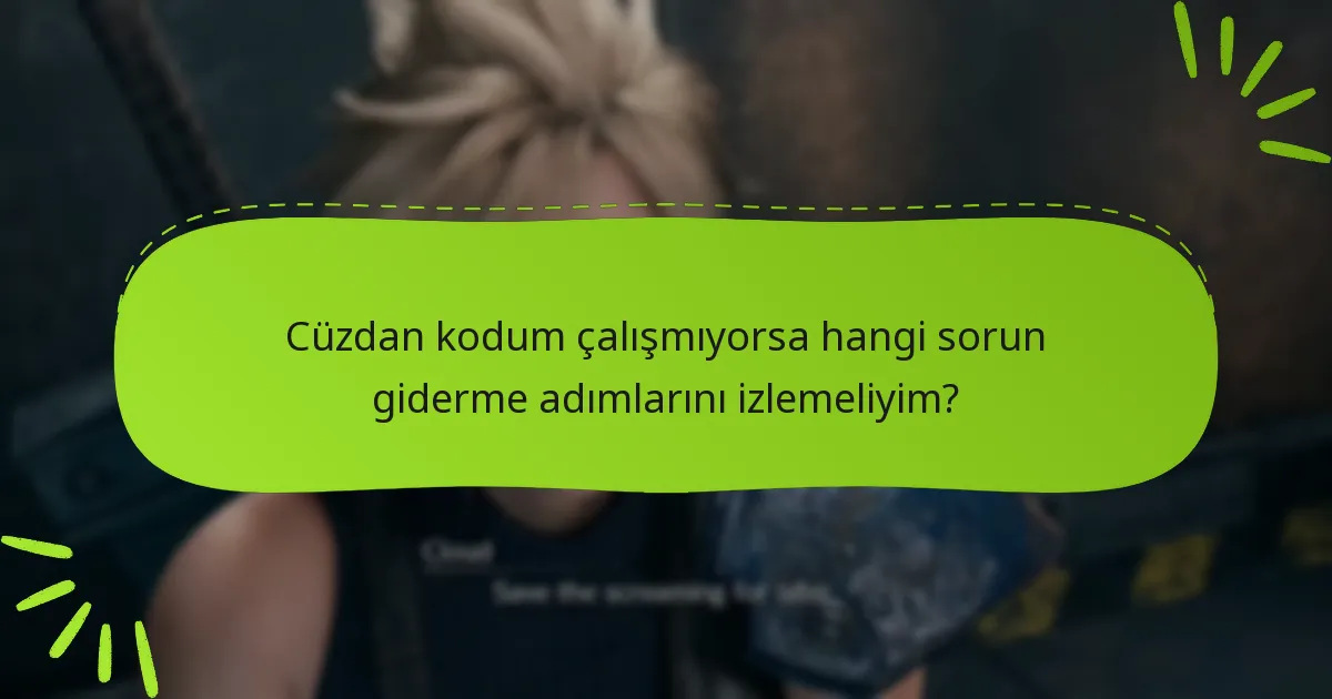 Cüzdan kodlarını kullanmanın Final Fantasy VII Remake’deki faydaları nelerdir?